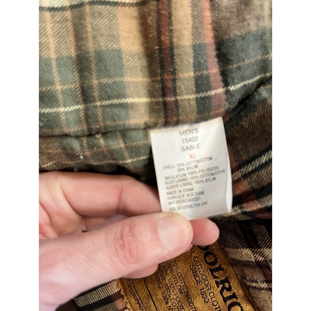 Woolrich Mens XL Field Barn Jacket Style 15402 Vintage 1990s Outdoor Coat - Picture 10 of 13